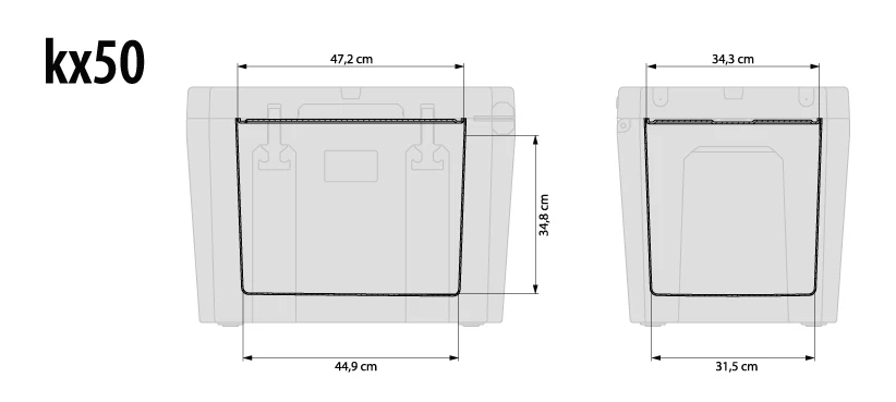 Petromax Kühlbox 50 Liter Alpenweiß 4 Petromax Kühlbox 50 Liter Alpenweiß – Bild 2