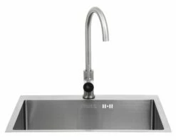 BULL Spülbecken In Der Größe L, 55 X 40 X 20 Cm, Inkl. Wasserhahn (für Warm/kalt)