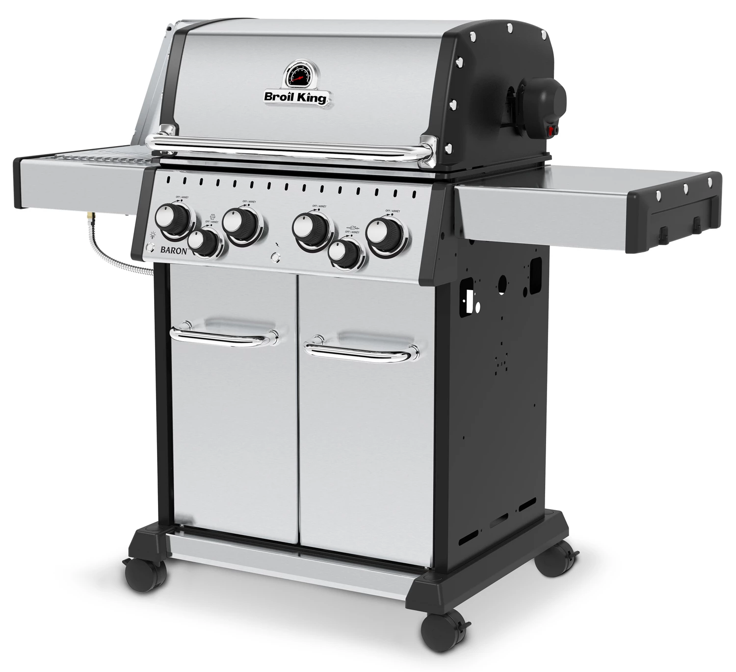 Broil King Baron S490 IR Gasgrill Inkl. Drehspieß + Infrarot-Seitenbrenner - Modell 2023 - Grillfürst Deal Mit Zusätzlichen Edelstahl Grillrosten 6 Broil King Baron S490 IR Gasgrill Inkl. Drehspieß + Infrarot-Seitenbrenner - Modell 2023 - Grillfürst Deal Mit Zusätzlichen Edelstahl Grillrosten – Bild 4