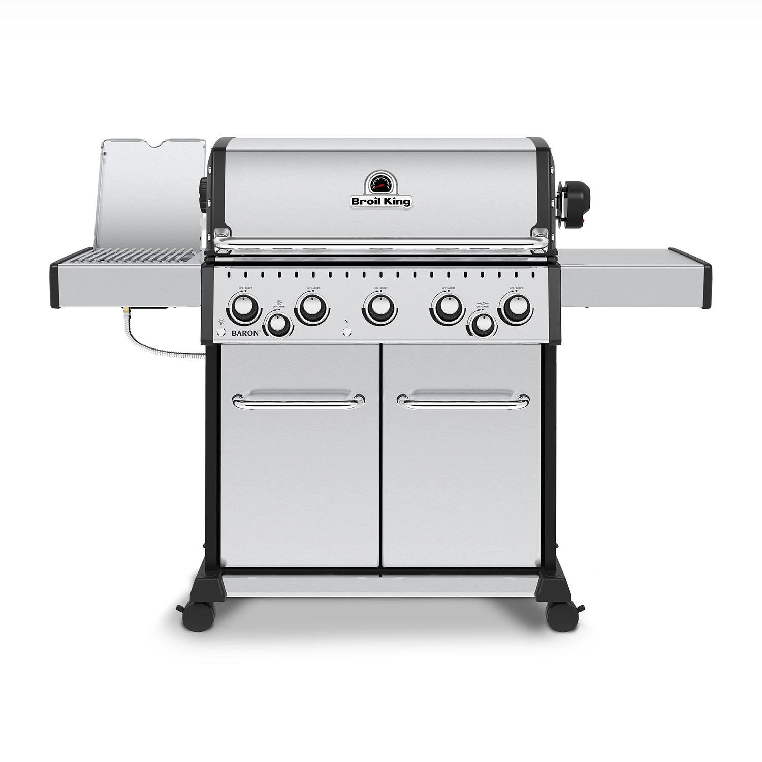 Broil King Baron S590 IR Gasgrill Inkl. Drehspieß + Infrarot-Seitenbrenner - Modell 2023- Grillfürst Deal Mit Zusätzlichen Edelstahl Grillrosten 4 Broil King Baron S590 IR Gasgrill Inkl. Drehspieß + Infrarot-Seitenbrenner - Modell 2023- Grillfürst Deal Mit Zusätzlichen Edelstahl Grillrosten – Bild 2