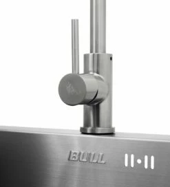 BULL Spülbecken Größe M (43x36x20cm) Inkl. Wasserhahn Für Warm/kalt -Grill Verkaufs-Shop 22281 Bull Spuele Wasserhahn