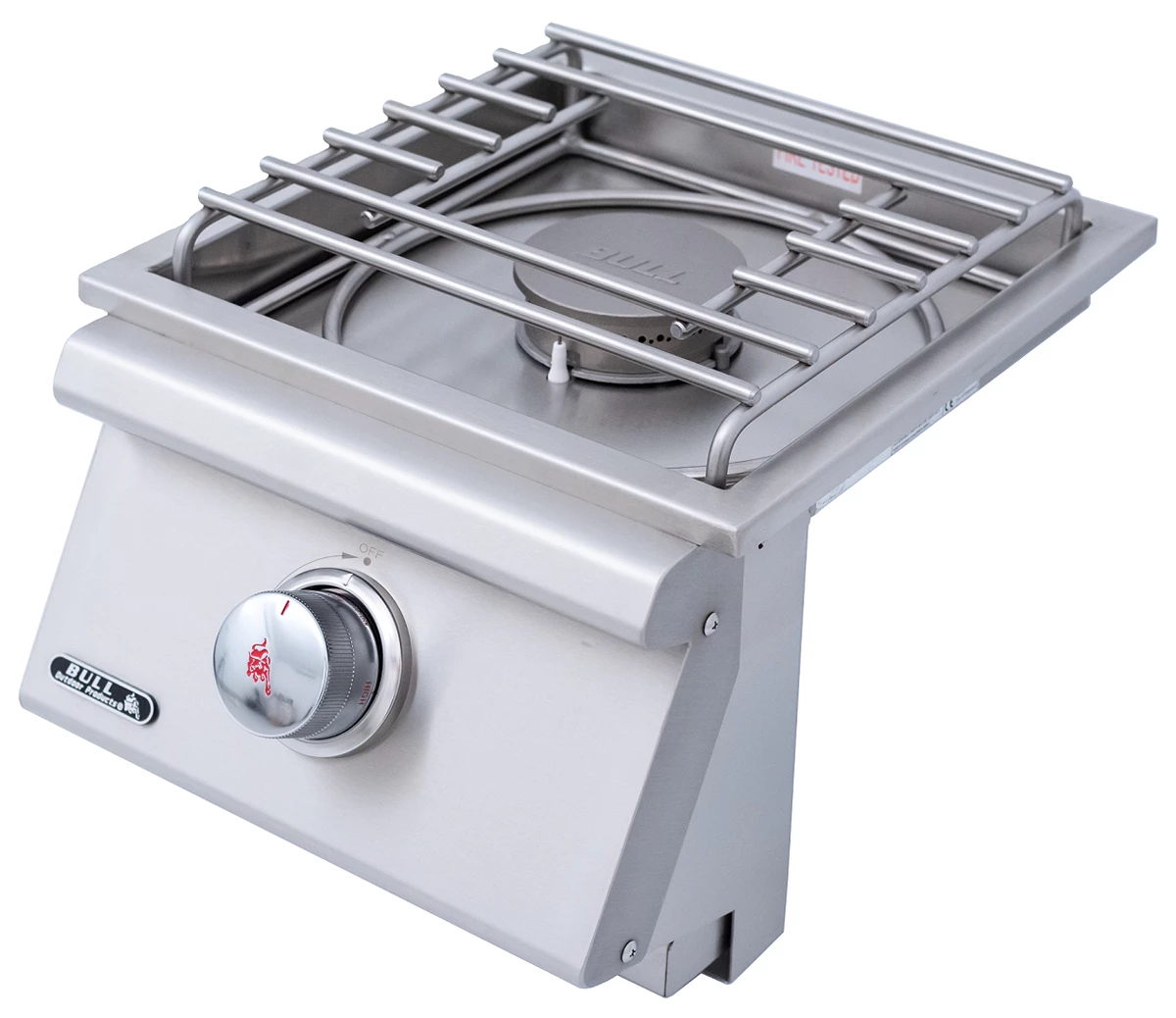 BULL Einbau Seitenbrenner Single / Edelstahl / Slide-In 3 BULL Einbau Seitenbrenner Single / Edelstahl / Slide-In