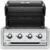 Broil King Regal 420 Black Einbaugrill - Modell 2023 -Grill Verkaufs-Shop Broil King Einbaugrill 985652 Regal 420 Deckel offen