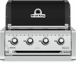 Broil King Regal 420 Black Einbaugrill - Grillfürst Deal Mit Zusätzlichen Edelstahl Grillrosten - Modell 2023