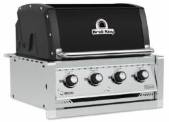 Broil King Regal 420 Black Einbaugrill - Grillfürst Deal Mit Zusätzlichen Edelstahl Grillrosten - Modell 2023 -Grill Verkaufs-Shop Broil King Regal 420 Black Built In Gasgrill Seitenansicht links 4 1624538210
