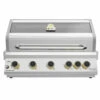 Grillfürst G591G Borussia Dortmund Edition 5-Brenner Einbaugrill Mit Heckbrenner Und Gusseisen Rosten -Grill Verkaufs-Shop Dortmund Grill G591G Einbaugrill