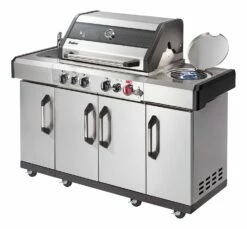 Enders Gasgrill Kansas II Pro 4 SIK Profi Turbo 21 Enders Gasgrill Kansas II Pro 4 SIK Profi Turbo -Grill Verkaufs-Shop Enders Gasgrill Kansas II Pro 4 SIK Profi Turbo Seitenkocher