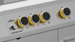 Grillfürst G521G 5-Brenner Edelstahl-Gasgrill Borussia Dortmund Edition Mit Hochtemperaturbrenner, Heckbrenner Und Gusseisen Rosten 18 Grillfürst G521G 5-Brenner Edelstahl-Gasgrill Borussia Dortmund Edition Mit Hochtemperaturbrenner, Heckbrenner Und Gusseisen Rosten -Grill Verkaufs-Shop G521 BVB Drehregler Bedienblende Dortmund Grill Edelstahl