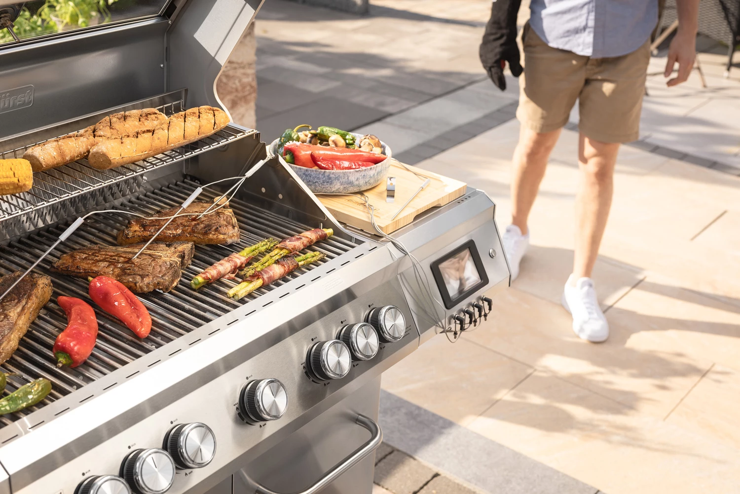 Grillfürst G521E Smart Grill - Mit Automatischer Temperatursteuerung, Hochtemperaturbrenner, Heckbrenner Und Edelstahl Rosten 13 Grillfürst G521E Smart Grill - Mit Automatischer Temperatursteuerung, Hochtemperaturbrenner, Heckbrenner Und Edelstahl Rosten – Bild 11
