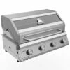 Grillfürst G401G 4-Brenner Einbaugrill Mit Gusseisen Rosten 1 Grillfürst G401G 4-Brenner Einbaugrill Mit Gusseisen Rosten -Grill Verkaufs-Shop Grillfuerst Gasgrill Einbaugrill G401G seitlich
