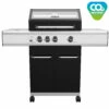 Grillfürst G310E 3-Brenner Gasgrill Mit Hochtemperaturbrenner Und Edelstahl Rosten 2 Grillfürst G310E 3-Brenner Gasgrill Mit Hochtemperaturbrenner Und Edelstahl Rosten -Grill Verkaufs-Shop Grillfuerst Gasgrill G310E CO2 neutral