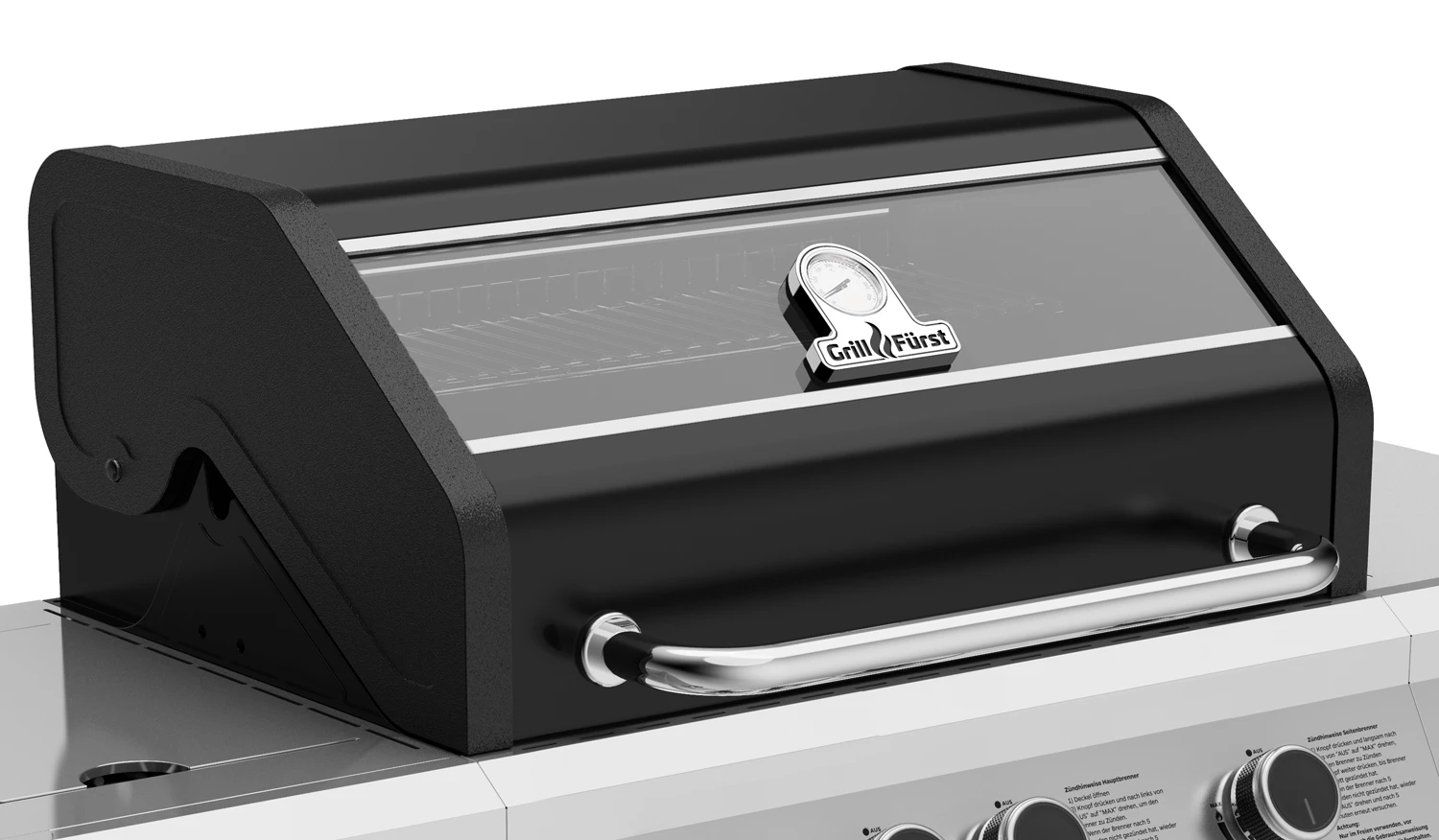 Grillfürst G310G 3-Brenner Gasgrill Mit Hochtemperaturbrenner Und Gusseisen Rosten 5 Grillfürst G310G 3-Brenner Gasgrill Mit Hochtemperaturbrenner Und Gusseisen Rosten – Bild 3