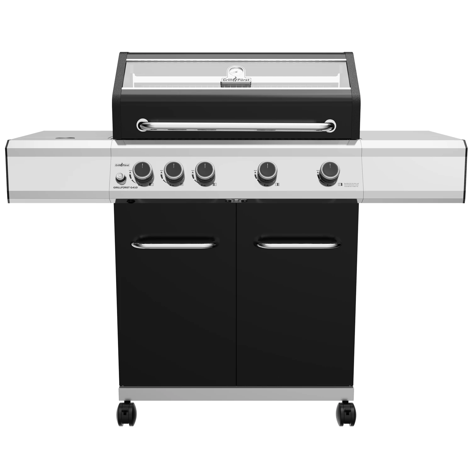 Grillfürst G410E 4-Brenner Gasgrill Mit Hochtemperaturbrenner Und Edelstahl Rosten - X-DEAL Inkl. Zubehörpaket 3 Grillfürst G410E 4-Brenner Gasgrill Mit Hochtemperaturbrenner Und Edelstahl Rosten - X-DEAL Inkl. Zubehörpaket
