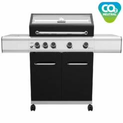 Grillfürst G410G 4-Brenner Gasgrill Mit Hochtemperaturbrenner Und Gusseisen Rosten
