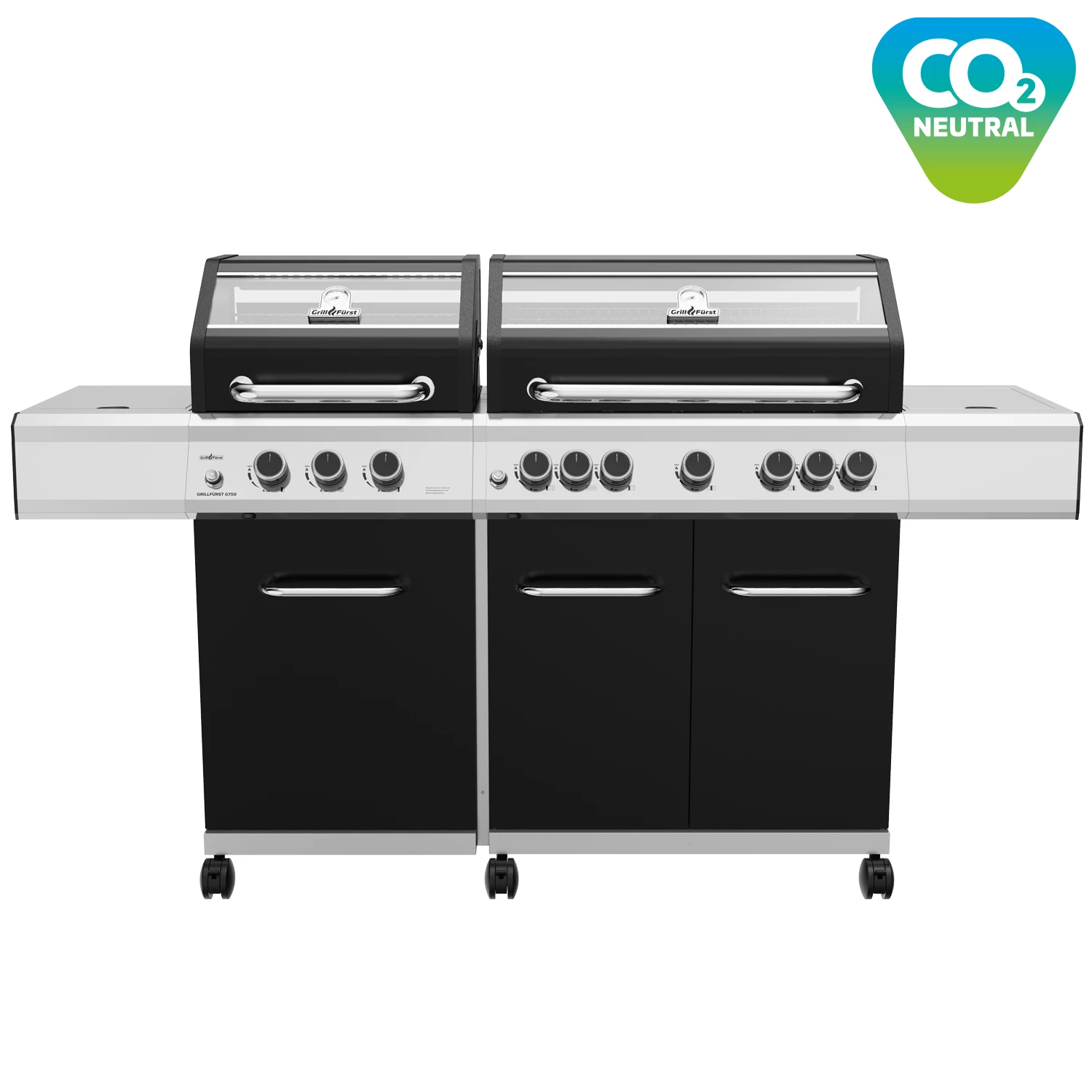 Grillfürst G750G 7-Brenner Doppelkammer - Gasgrill Mit Hochtemperaturbrenner, Seitenkocher, Heckbrenner Und Gusseisen Rosten 3 Grillfürst G750G 7-Brenner Doppelkammer - Gasgrill Mit Hochtemperaturbrenner, Seitenkocher, Heckbrenner Und Gusseisen Rosten