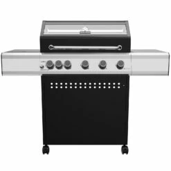 Grillfürst S530G 5-Brenner Gasgrill Mit Seitenkocher Und Gussrosten - Inkl. Gasgrill Einsteigerpaket -Grill Verkaufs-Shop Grillfuerst Gasgrill S530G ohne Zertifikat