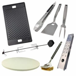 Grillfürst G521G 5-Brenner Edelstahl-Gasgrill Mit Hochtemperaturbrenner, Heckbrenner Und Gusseisen Rosten - X-DEAL Inkl. Zubehörpaket -Grill Verkaufs-Shop Grillfuerst Gasgrills X Deals Zubehoerpaket G