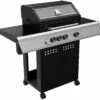 Grillfürst S330G 3-Brenner Gasgrill Mit Seitenkocher Und Gusseisen Rosten -Grill Verkaufs-Shop Grillfuerst S 330 Gasgrill Seitenkocher Gussroste seite