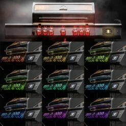 Grillfürst G521E Smart Grill - Mit Automatischer Temperatursteuerung, Hochtemperaturbrenner, Heckbrenner Und Edelstahl Rosten 29 Grillfürst G521E Smart Grill - Mit Automatischer Temperatursteuerung, Hochtemperaturbrenner, Heckbrenner Und Edelstahl Rosten -Grill Verkaufs-Shop Grillfuerst Smart Grill Drehreglerbeleuchtung RGB