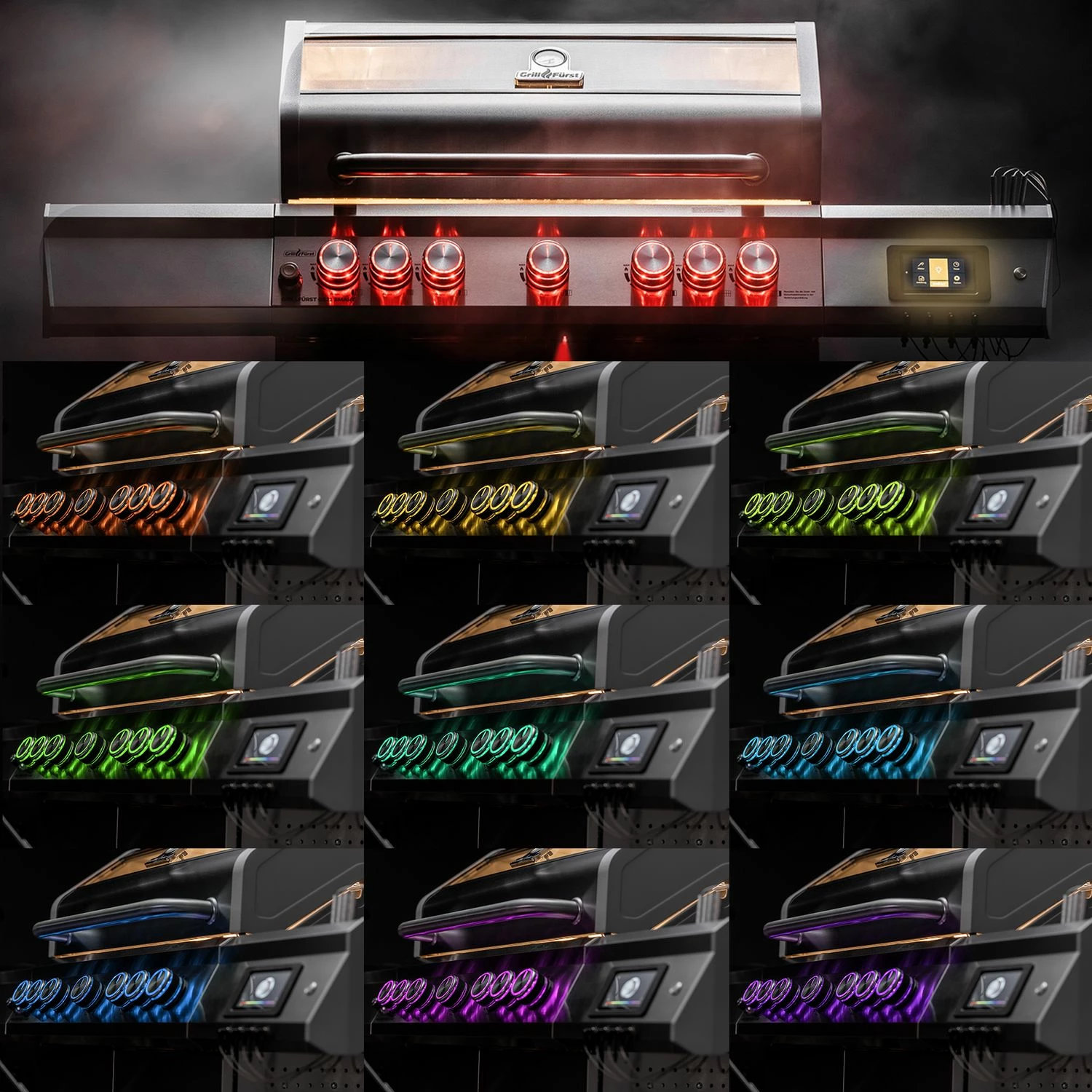 Grillfürst G521E Smart Grill - Mit Automatischer Temperatursteuerung, Hochtemperaturbrenner, Heckbrenner Und Edelstahl Rosten 10 Grillfürst G521E Smart Grill - Mit Automatischer Temperatursteuerung, Hochtemperaturbrenner, Heckbrenner Und Edelstahl Rosten – Bild 8