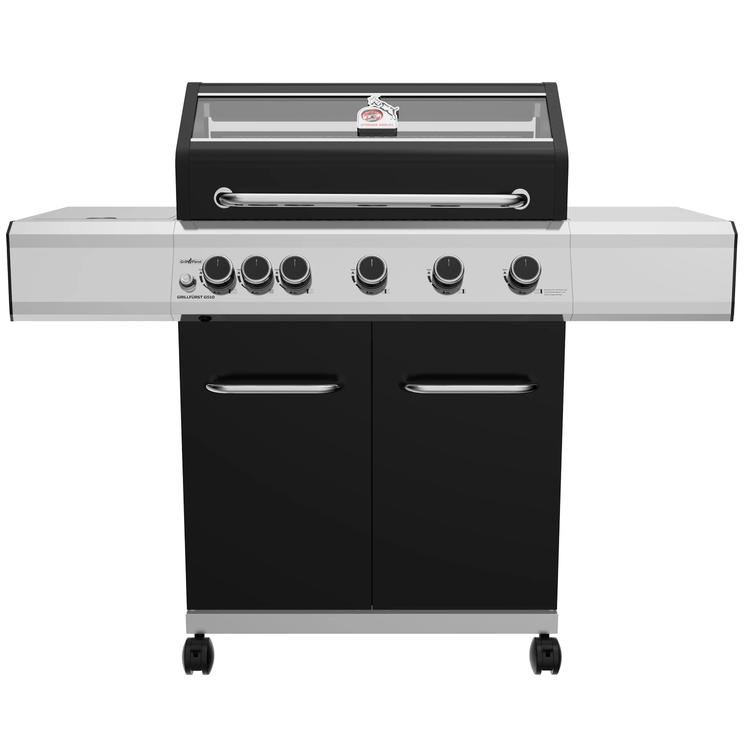 Grillfürst G510E 5-Brenner Gasgrill - 1. FC Köln Edition - Edelstahlroste 3 Grillfürst G510E 5-Brenner Gasgrill - 1. FC Köln Edition - Edelstahlroste