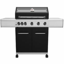 Grillfürst G510G 5-Brenner Gasgrill - 1. FC Köln Edition - Gusseisenroste