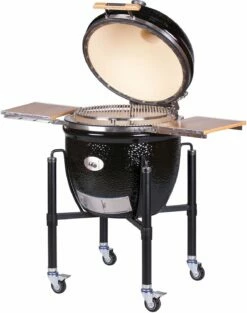 Monolith Grill LeCHEF BBQ GURU - PRO-Serie 2.0 Schwarz - MIT Gestell Und Seitentischen - Inkl. DigiQ Controller Set -Grill Verkaufs-Shop Monolith Keramik Grill BBQ Guru Le Chef PRO Serie 2 0 129030 4 1688034942