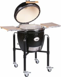 Monolith Grill CLASSIC PRO-Serie 2.0 Schwarz - MIT Gestell Und Seitentischen -Grill Verkaufs-Shop Monolith Keramik Grill Classic PRO Serie 2 0 121001 black 5