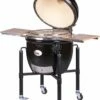 Monolith Grill LeCHEF PRO-Serie 2.0 Schwarz - MIT Gestell Und Seitentischen -Grill Verkaufs-Shop Monolith Keramik Grill Le Chef PRO Serie 2 0 121030 black 2
