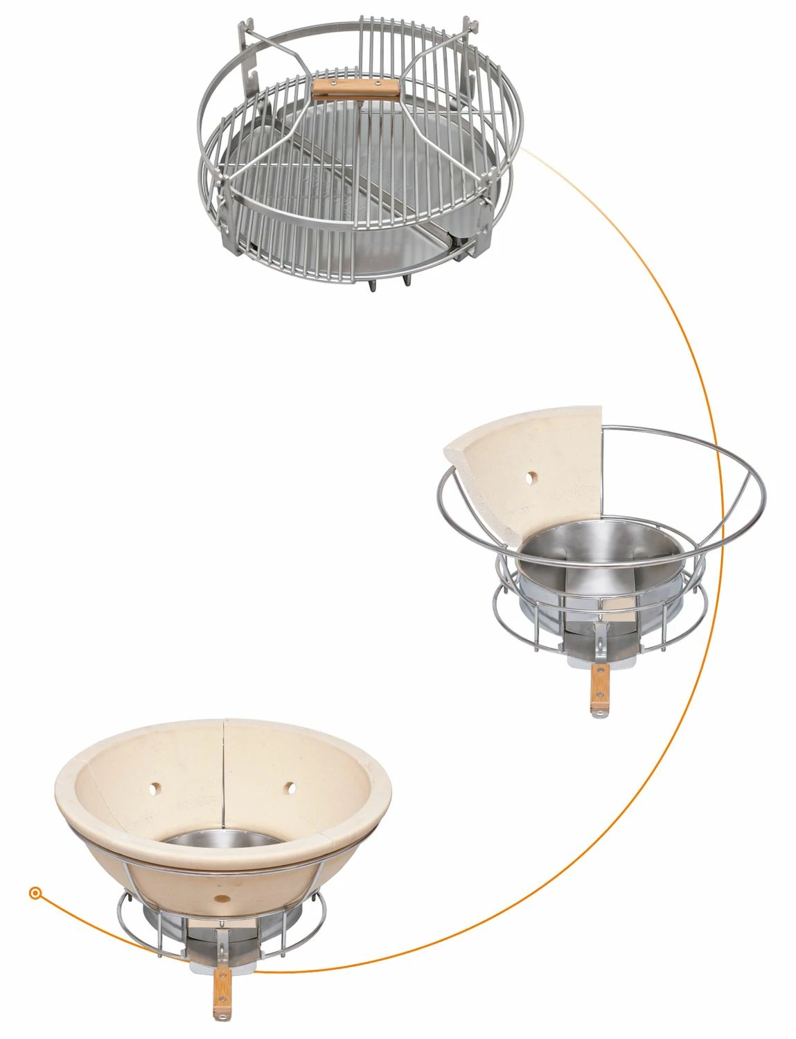 Monolith Grill CLASSIC BBQ GURU - PRO-Serie 2.0 Schwarz - MIT Gestell Und Seitentischen - Inkl. DigiQ Controller Set 9 Monolith Grill CLASSIC BBQ GURU - PRO-Serie 2.0 Schwarz - MIT Gestell Und Seitentischen - Inkl. DigiQ Controller Set – Bild 8