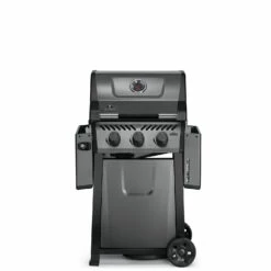 Napoleon Freestyle 365 Gasgrill, Graphit - Modell 2023 - X-DEAL Inkl. Drehspiess -Grill Verkaufs-Shop Napoleon Freestyle 365 Gasgrill front Seiten abgeklappt 1