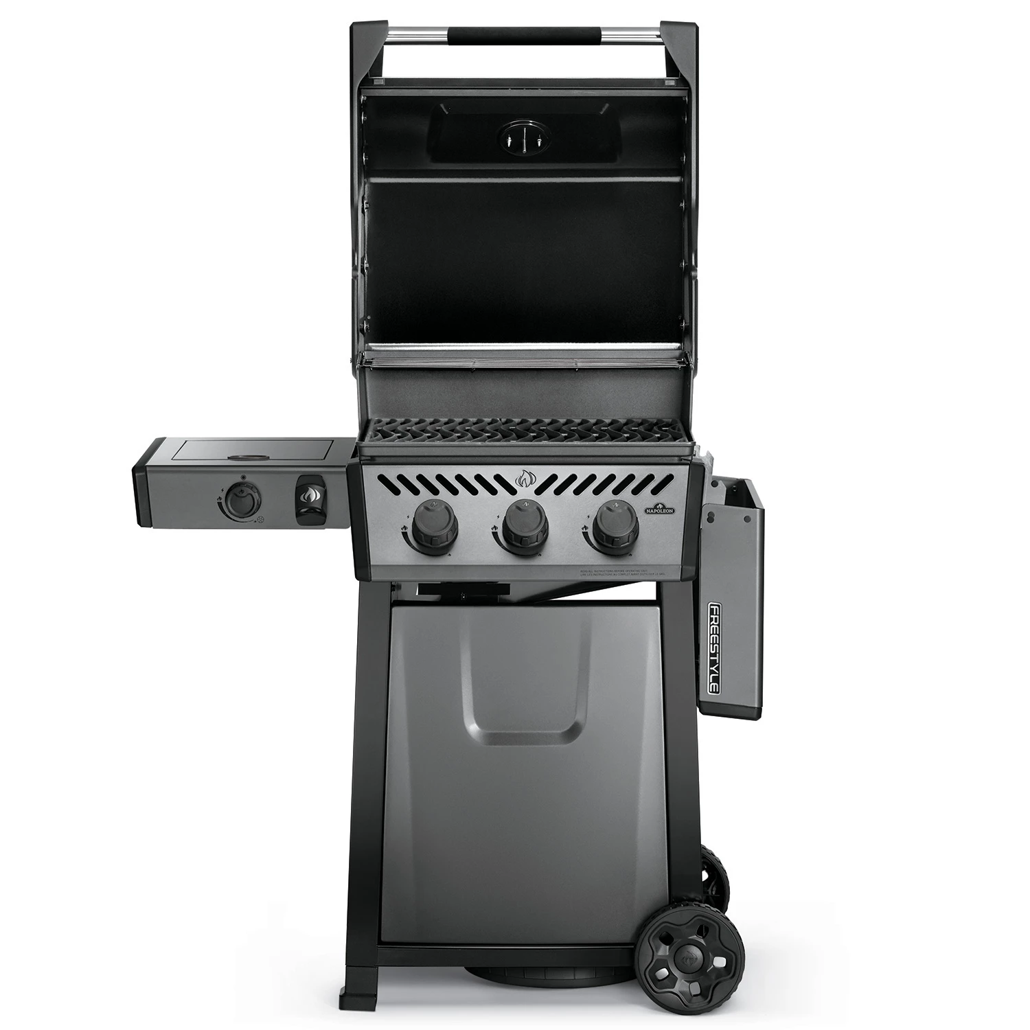Napoleon Freestyle 365 Gasgrill, Graphit - Mit Seitenbrenner - Modell 2023 - X-DEAL Inkl. Abdeckhaube Und Gussplatte 5 Napoleon Freestyle 365 Gasgrill, Graphit - Mit Seitenbrenner - Modell 2023 - X-DEAL Inkl. Abdeckhaube Und Gussplatte – Bild 3