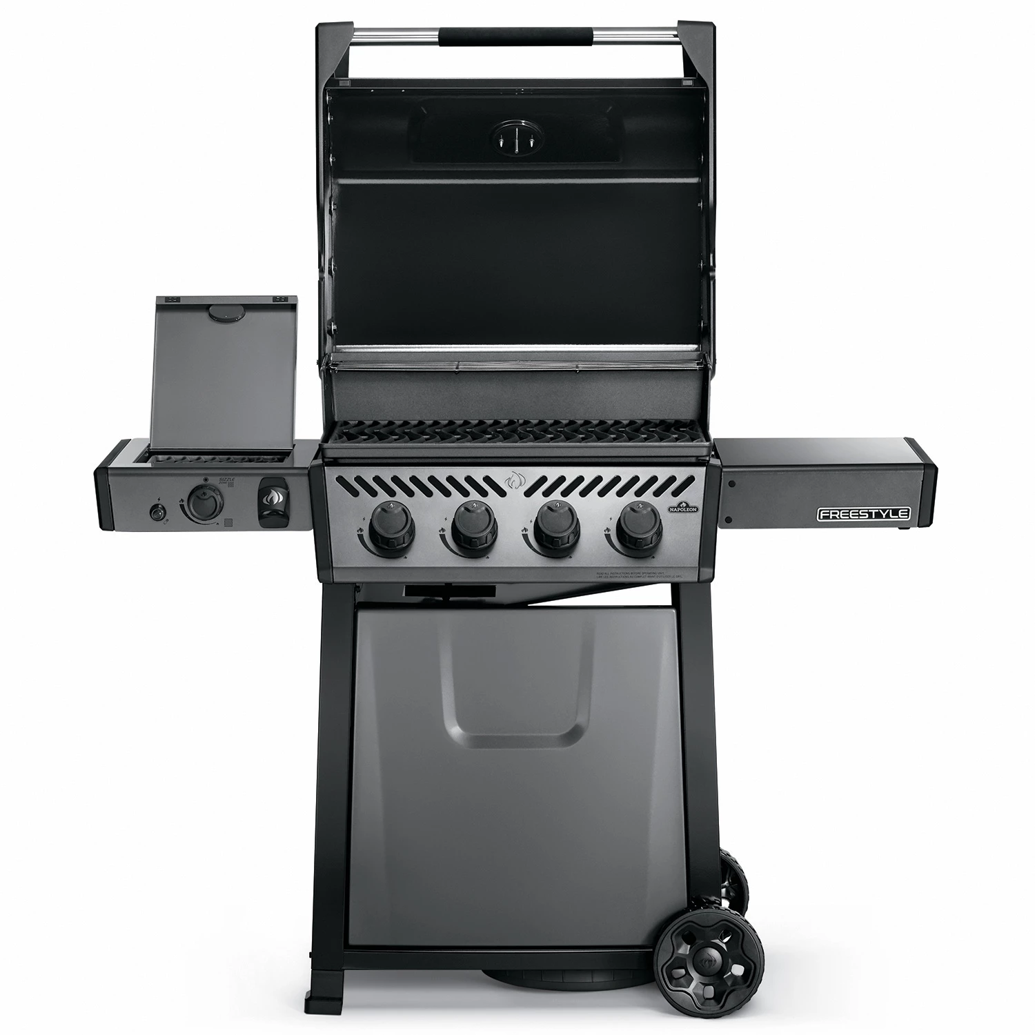 Napoleon Freestyle 425 Gasgrill, Graphit - Mit Sizzle Zone - Modell 2023 - X-DEAL Inkl. Drehspieß 4 Napoleon Freestyle 425 Gasgrill, Graphit - Mit Sizzle Zone - Modell 2023 - X-DEAL Inkl. Drehspieß – Bild 2