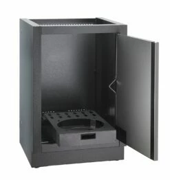 Napoleon Outdoor Küche Oasis 200 Mit Prestige Pro 500 Edelstahl Einbaugrill Ohne Vordefinierte Arbeitsplatte -Grill Verkaufs-Shop Napoleon Gasflaschen Unterschrank Tuer offen 2