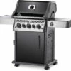 Napoleon Rogue SE 425 Gasgrill, Schwarz Mit Gussrosten, Sizzle Zone Und Heckbrenner - Hero Modell 2023 Inkl. Drehspieß -Grill Verkaufs-Shop Napoleon Gasgrill RSE425 schwarz Hero
