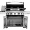 Napoleon Prestige 665 Edelstahl Gasgrill - Mit Safety Glow - Modell 2023 -Grill Verkaufs-Shop Napoleon Prestige 665 Edelstahl front offen