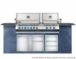 Napoleon Prestige Pro 825-3 Edelstahl Einbaugrill Gas - Inkl. Drehspieß - Modell 2023 -Grill Verkaufs-Shop Napoleon Prestige PRO 825 in Outdoor Kueche Beispiel