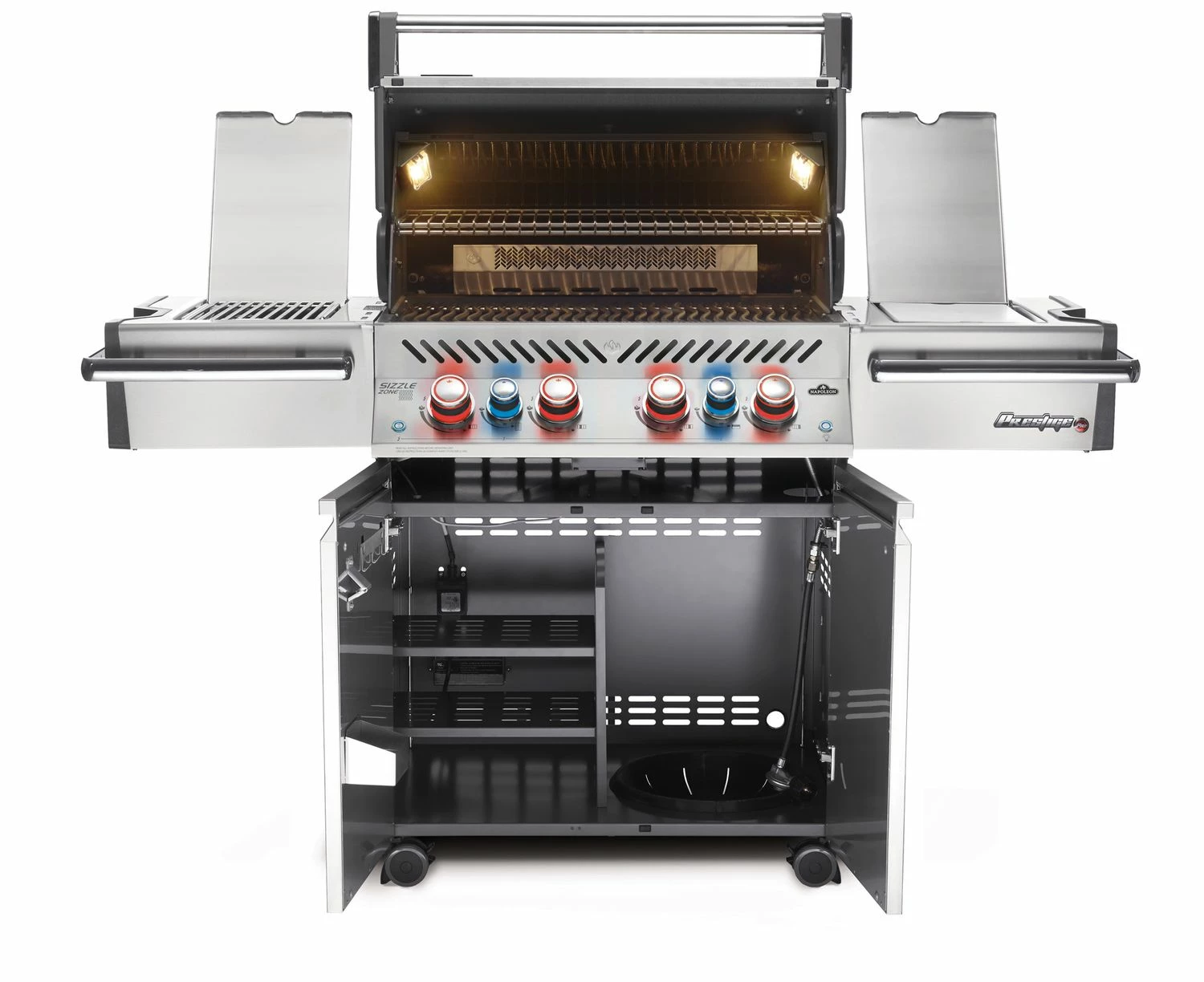 Napoleon Prestige Pro 500-3 Edelstahl Gasgrill Inkl. Drehspieß - X-DEAL Inkl. Napoleon Holzkohlegrill Kugelgrill Ø 57cm 6 Napoleon Prestige Pro 500-3 Edelstahl Gasgrill Inkl. Drehspieß - X-DEAL Inkl. Napoleon Holzkohlegrill Kugelgrill Ø 57cm – Bild 4