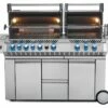 Napoleon Prestige Pro 825-3 Edelstahl Gasgrill Inkl. Drehspieß Und Bodenbeleuchtung - Modell 2023 -Grill Verkaufs-Shop Napoleon Prestige Pro 825 Gasgrill offen 1