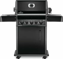 Napoleon Rogue 425 Gasgrill - All Black - Mit Seitenbrenner - Hero Modell 2023 Mit Heckbrenner Inkl. Drehspieß Und Abdeckhaube