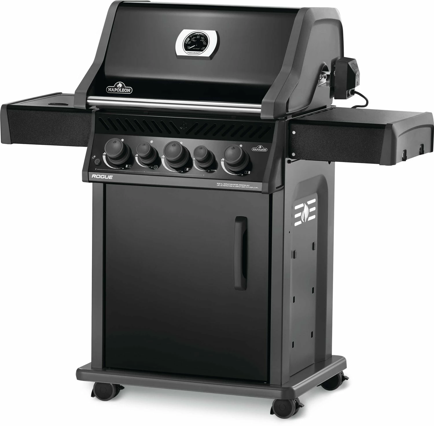 Napoleon Rogue 425 Gasgrill Mit Seitenbrenner Und Heckbrenner Inkl. Drehspieß 3 Napoleon Rogue 425 Gasgrill Mit Seitenbrenner Und Heckbrenner Inkl. Drehspieß
