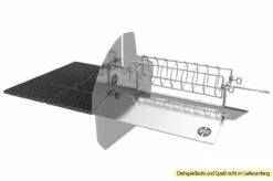 Outdoorchef Dualchef S 425 G Edelstahl Gasgrill Mit Seitenkocher -Grill Verkaufs-Shop Outdoorchef Dualchef Heat Diffuser Drehspiess 2