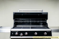 Outdoorchef Dualchef S 425 G Edelstahl Gasgrill Mit Seitenkocher -Grill Verkaufs-Shop Outdoorchef Dualchef S 425 G geteilter Garraum 1