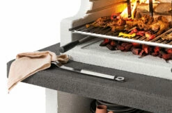 Palazzetti Grillkamin Balos Mit Pizzaofen Inkl. Montagematerial -Grill Verkaufs-Shop Palazzetti Balos Simsplatte Marmotech