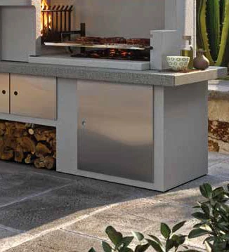 Palazzetti Gartenküche: Metalltür, 60 Cm X 50 Cm, Edelstahl 3 Palazzetti Gartenküche: Metalltür, 60 Cm X 50 Cm, Edelstahl