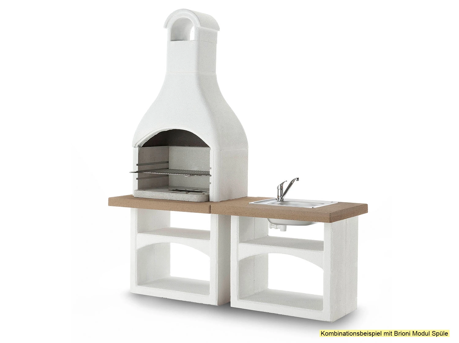 Palazzetti Outdoor Küche: Modul Grillkamin Brioni Inkl. Montagematerial 5 Palazzetti Outdoor Küche: Modul Grillkamin Brioni Inkl. Montagematerial – Bild 3
