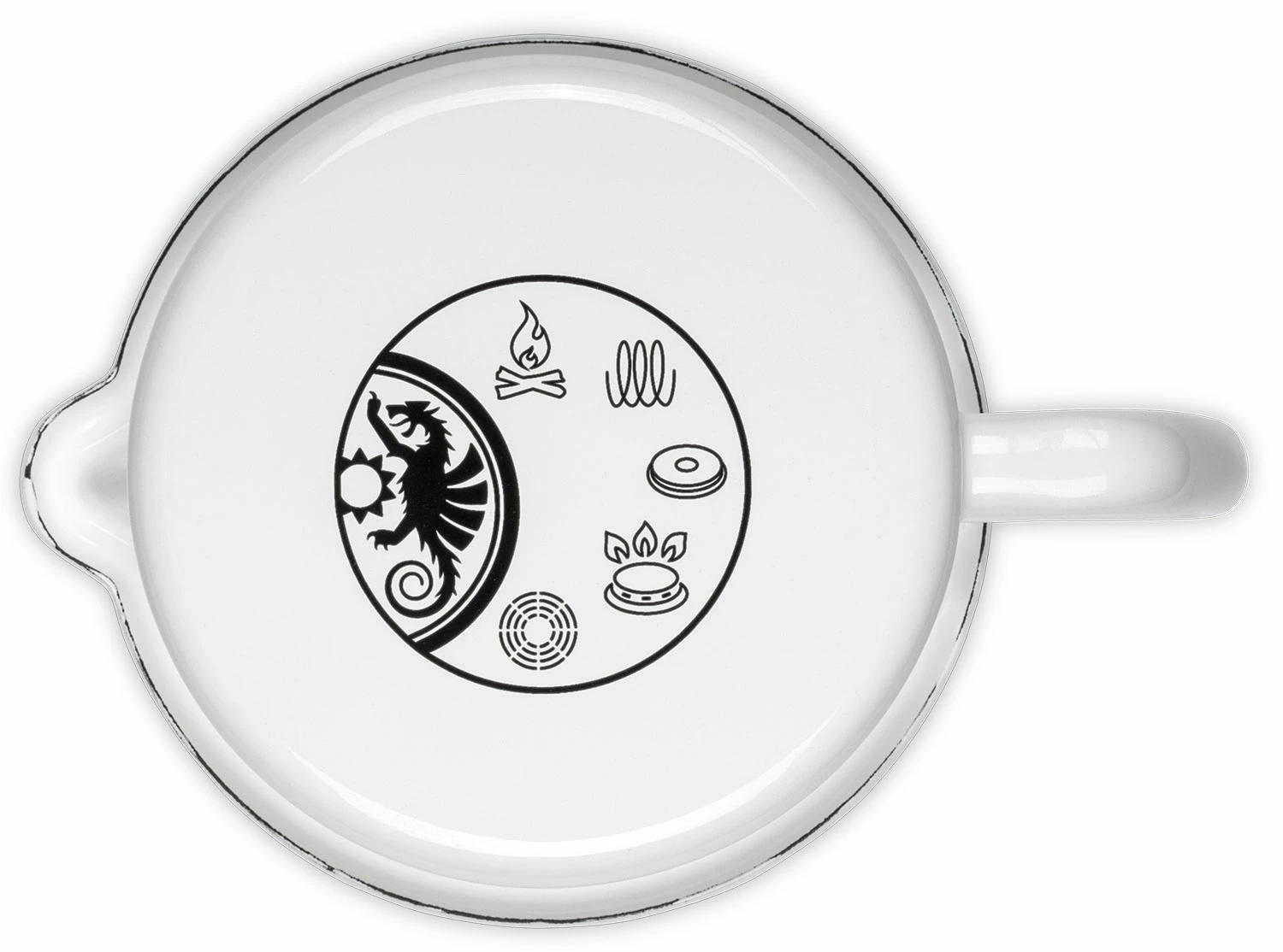 Petromax Emaille Milchtopf / 1000 Ml / Weiß 3 Petromax Emaille Milchtopf / 1000 Ml / Weiß