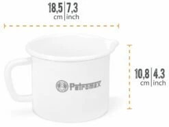 Petromax Emaille Milchtopf / 1000 Ml / Weiß 7 Petromax Emaille Milchtopf / 1000 Ml / Weiß -Grill Verkaufs-Shop Petromax Milchtopf Emaille 1000ml weiss Abmessungen
