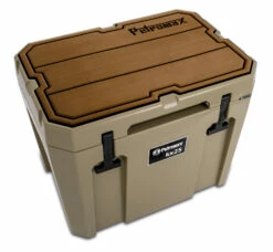 Petromax Haft-Auflage Für Kühlbox Kx25 Braun Mit Linien -Grill Verkaufs-Shop Petromax kx25 padw l Haft Auflage Kuehlbox kx25 sand braun Linien 3 1625147090