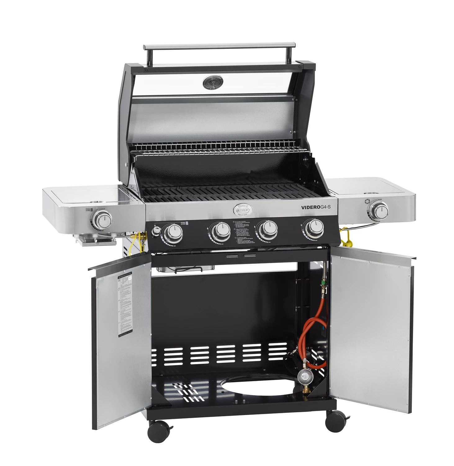Rösle Gasgrill Videro G4-S VARIO+ Schwarz - Modell 2023 - SMART Deal Inkl. Grillfürst Grill Control + Abdeckhaube Und Grillplatte 9 Rösle Gasgrill Videro G4-S VARIO+ Schwarz - Modell 2023 - SMART Deal Inkl. Grillfürst Grill Control + Abdeckhaube Und Grillplatte – Bild 7